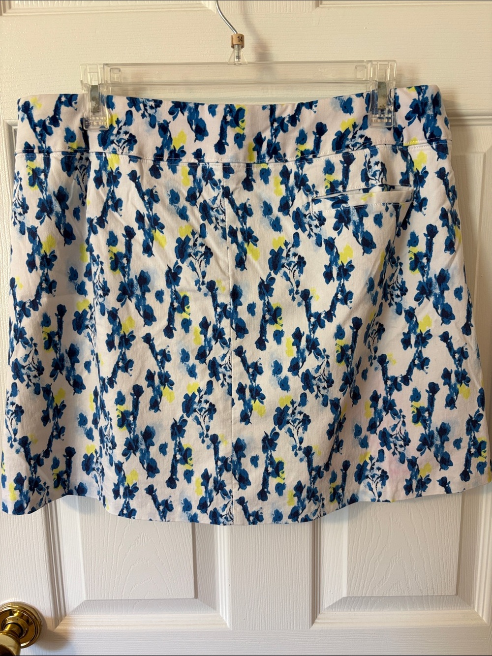 Lady Hagen Blue and Yellow Floral Golf Skort - Picture 6 of 7